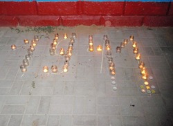 «Свечи памяти» загорелись во всех сёлах Лиманского района 