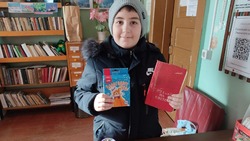 В лиманском селе Кряжевое прошла акция «Первый читатель года»