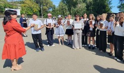 В Лиманском округе прошла акция «Бегущая книга»