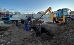 Работники Лиманских водопроводов ликвидировали очередные аварии