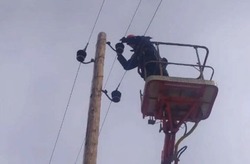 10 марта Лиманский район полностью подключили к  электроснабжению